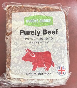 Buddys Choice Purely Beef 80.10.10 454g x12