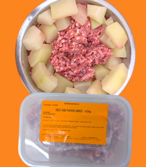 Premium Boneless Beef & Papaya - 454g