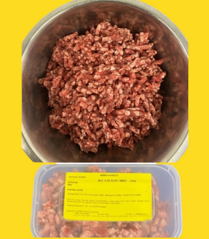 Premium Boneless Beef & Ox Heart - 454g
