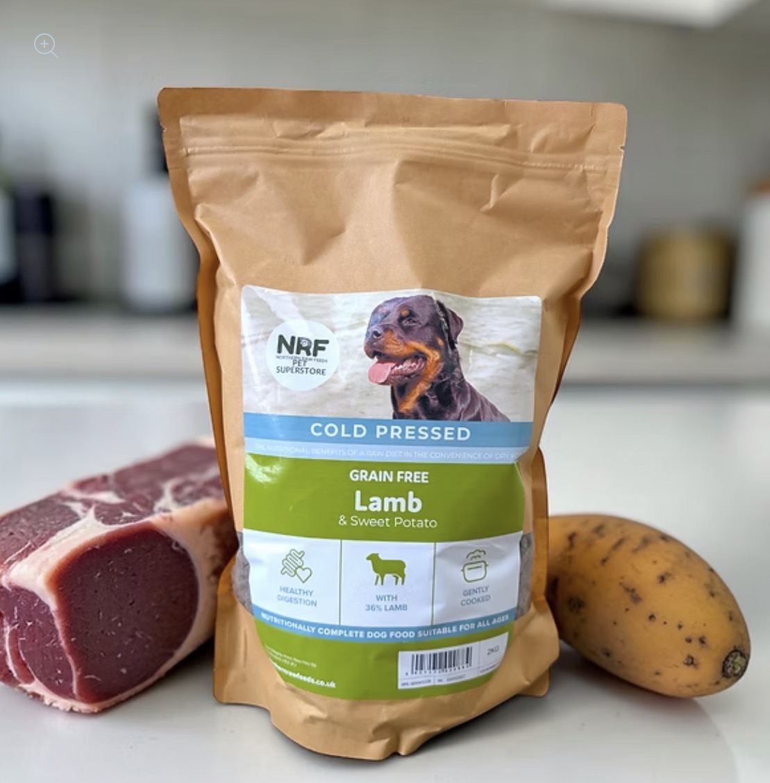 N.R.F COLD PRESSED GRAIN FREE Lamb & Sweet Potato