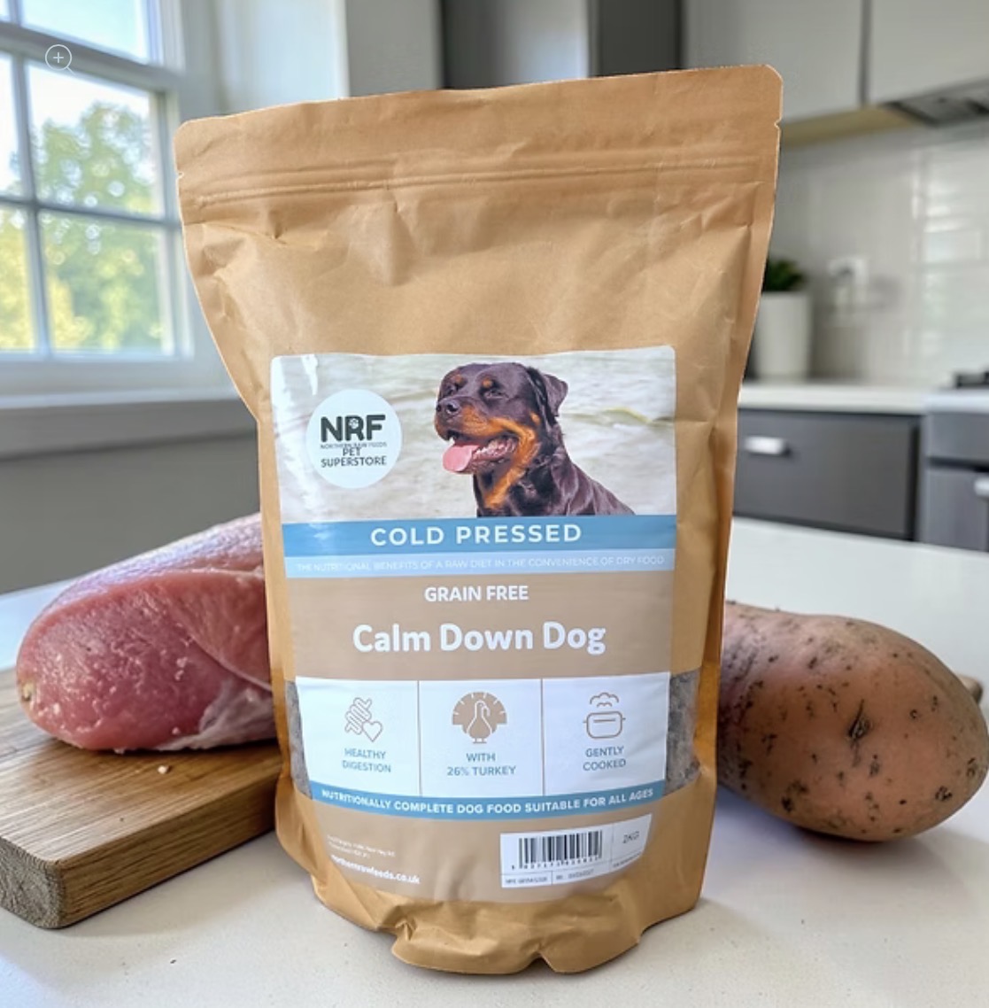 N.R.F Cold Pressed Raw - Calm Down Dog- 2kg