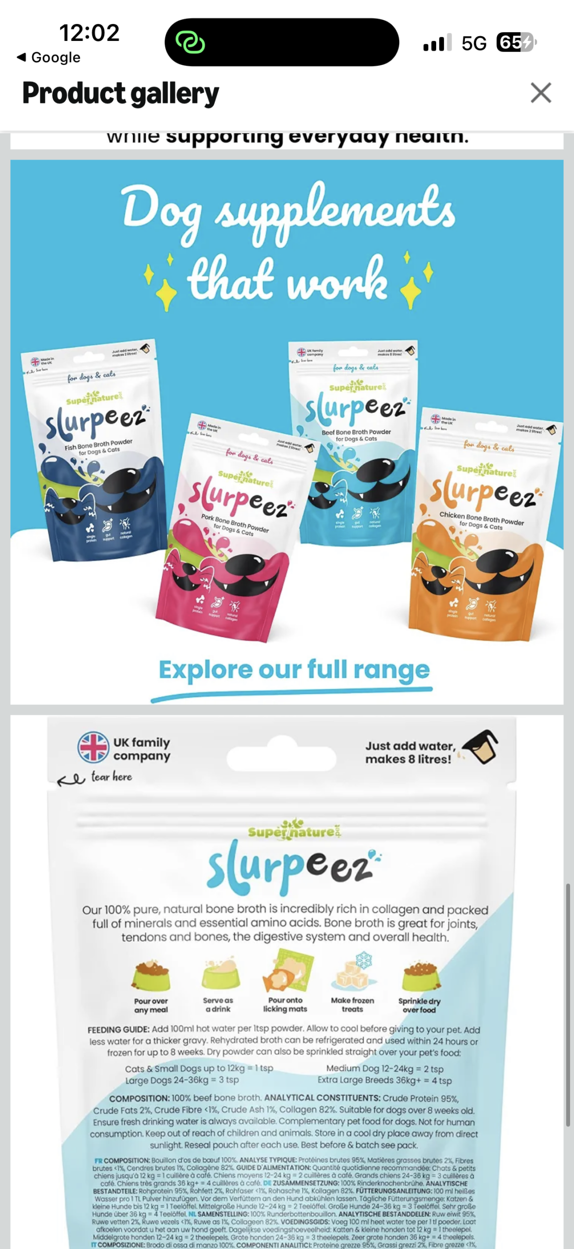 slurpeez BEEF BROTH POWDER for dogs & cats - Image 7
