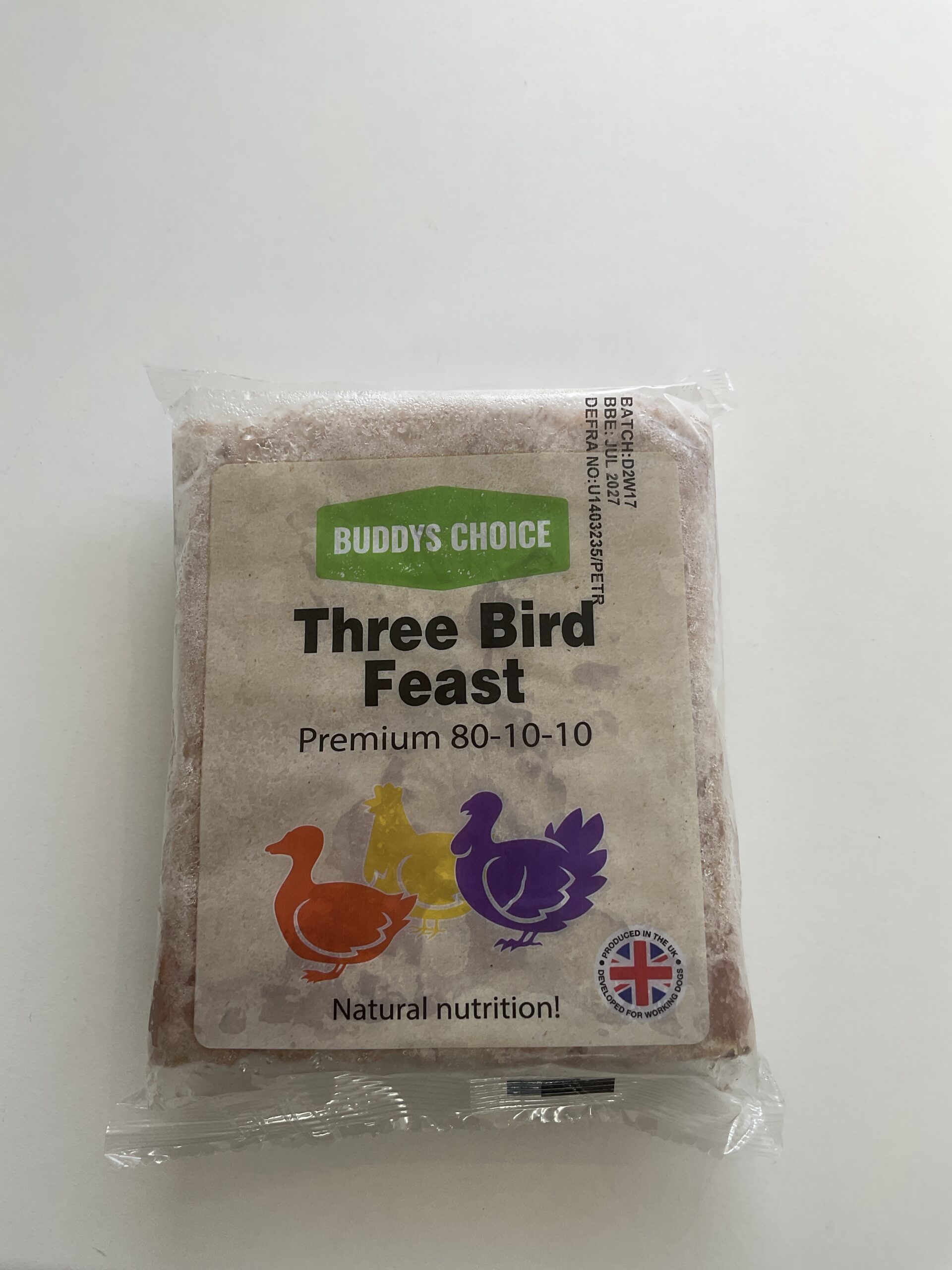 Buddys Choice Three Bird Feast Complete 80.10.10 454g