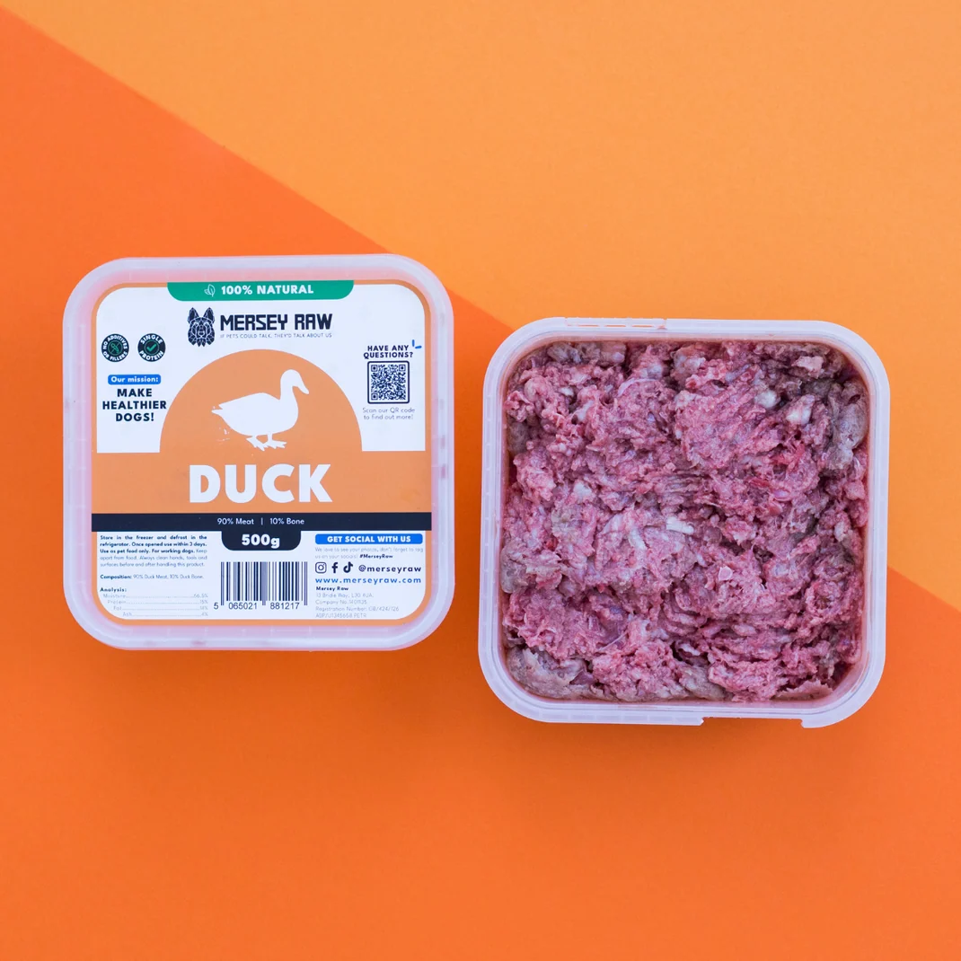Duck Raw Dog Food - 500g - Image 2