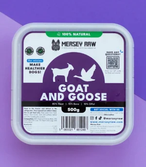 Goat & Goose Raw Dog Food - 500g