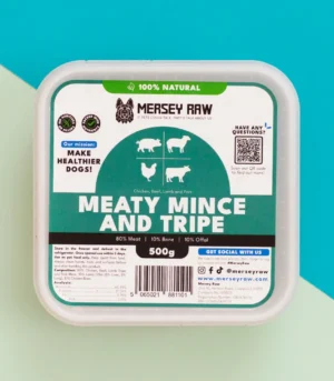 Meaty Mince & Tripe Raw Dog Food - 500g