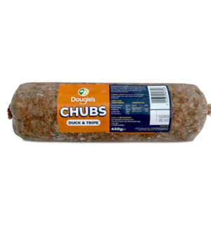 Dougies Duck and Tripe Chubs 450g