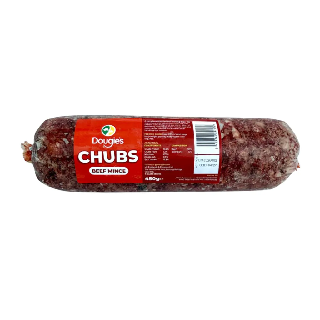 Dougies Chubs Beef 450g